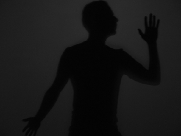 Silhueta de sombra de um homem # 3
 - Foto, Imagem