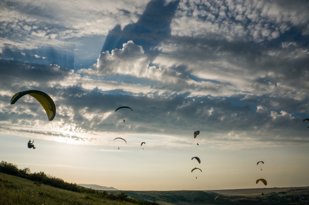 paragliders - Photo, Image