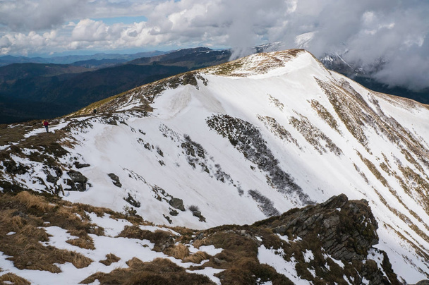 Güzel karlı dağlar   - Fotoğraf, Görsel