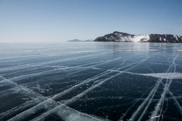 paysage avec mer gelée
 - Photo, image