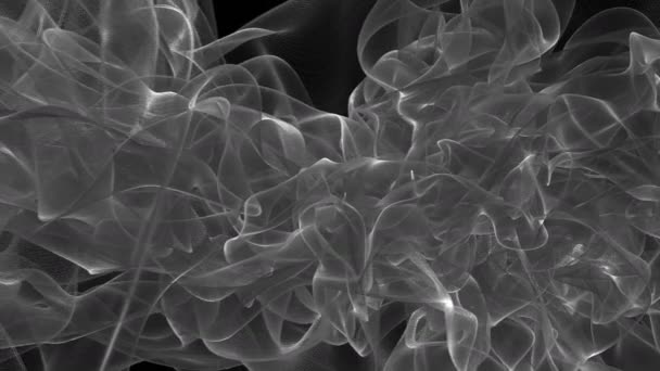 abstrakti tausta valkoista savua - Materiaali, video