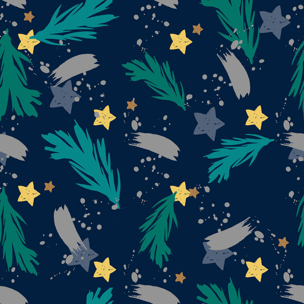 Seamless pattern with stars - Vector, afbeelding