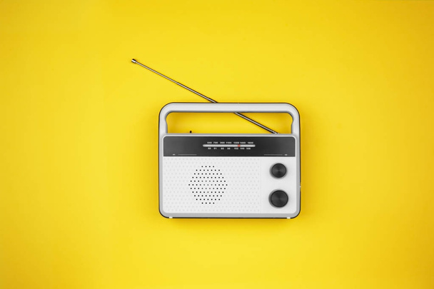 Retro radio receiver  - Фото, изображение