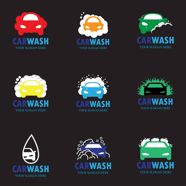 洗車ベクトルを設定 - ベクター画像