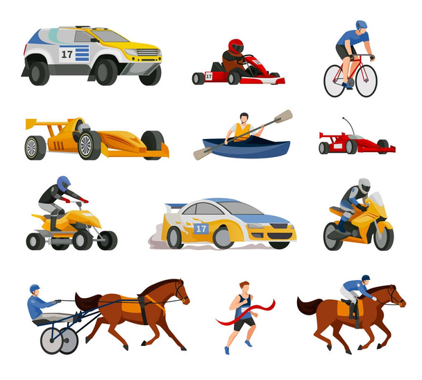 Racing Evolution Elementi Set
 - Vettoriali, immagini