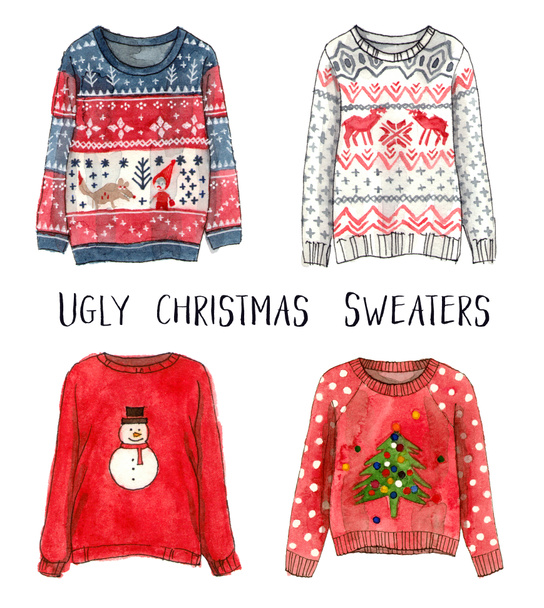 ugly christmas sweaters. - Photo, Image