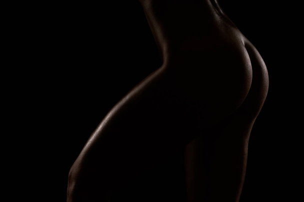 Nude female buttocks and legs - 写真・画像