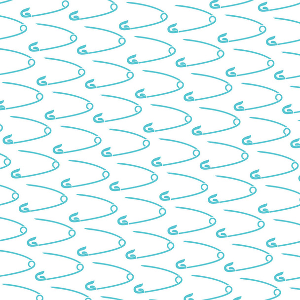  background pattern with safety pins - Vector, Image