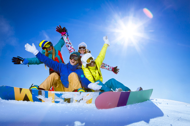 Winter sports outdoors - Photo, Image