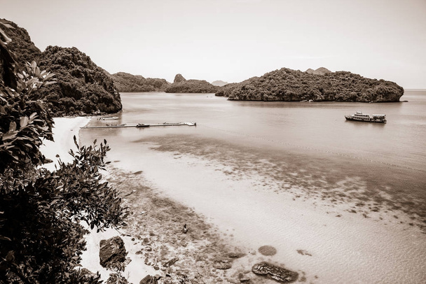 Sepia väri Ko Wua Talap saari
 - Valokuva, kuva