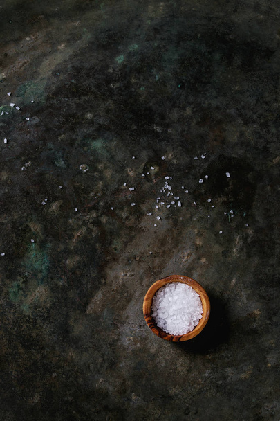 Bowl of sea salt - Valokuva, kuva