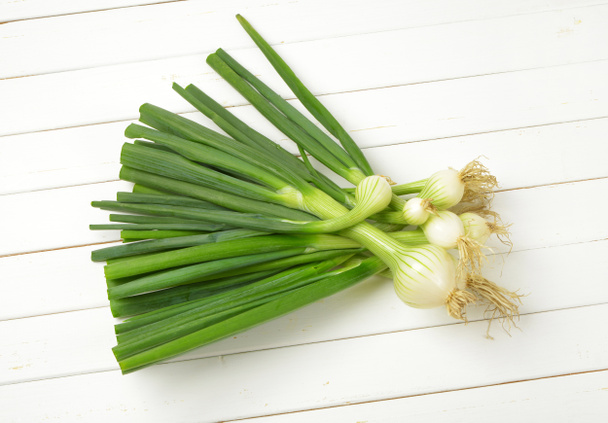 bunch of spring onion - Foto, afbeelding