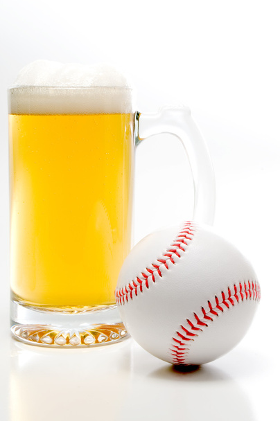 baseball a pivo - Fotografie, Obrázek