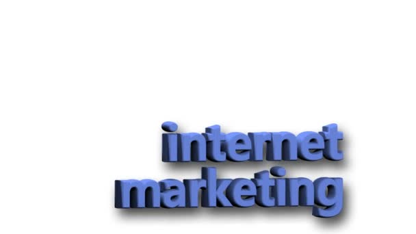 animace hodnoty související s internetového marketingu - Záběry, video
