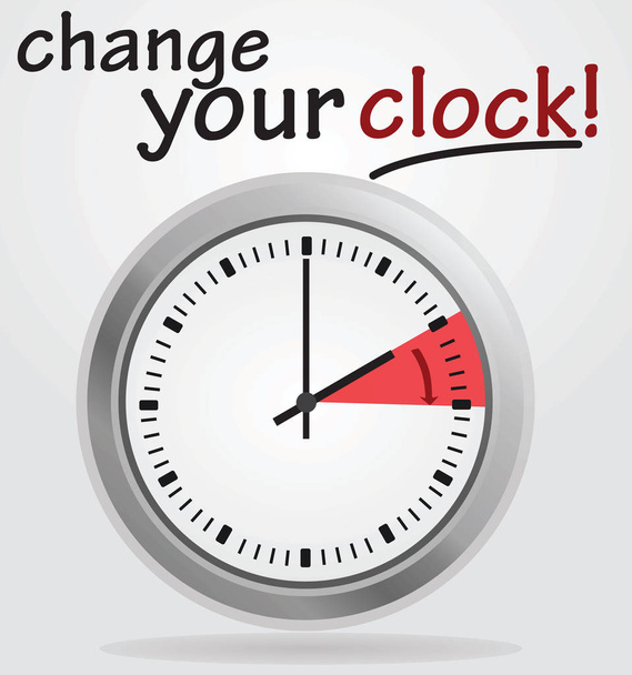 Changer votre horloge
 - Vecteur, image