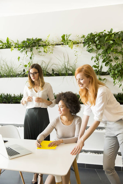 drei junge Geschäftsfrauen im Büro - Foto, Bild