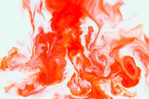 Abstract colors, backgrounds and textures. Food Coloring in milk - Foto, imagen