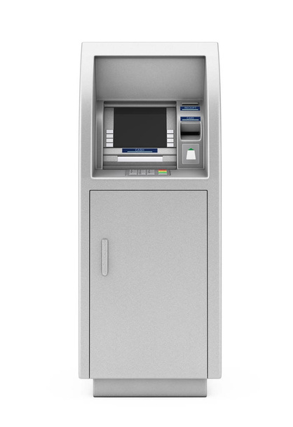Cajero automático bancario. Renderizado 3d
 - Foto, Imagen