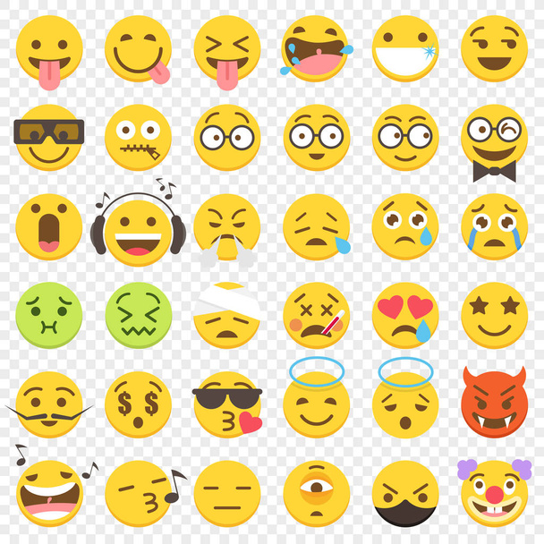 Vector Emoji big Flat Set 2 - Vector, Image