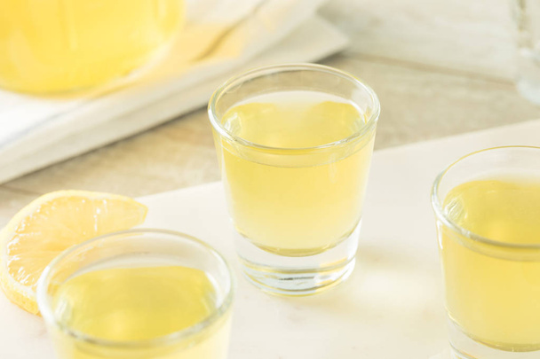 Sweet Homemade Lemon Limoncello - Photo, Image