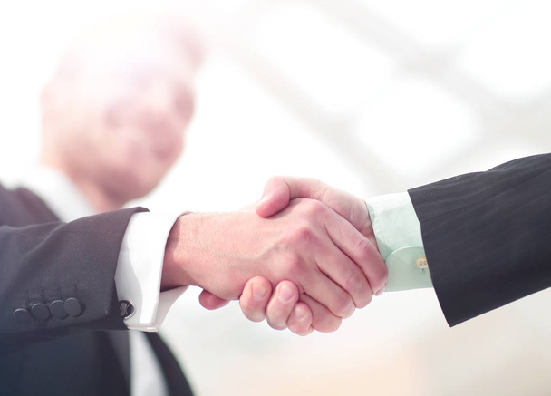 Success concept in business - handshake of  partners - Foto, imagen