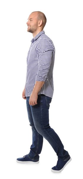 Young man on white background - Foto, Imagen