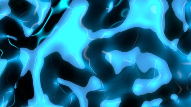 Blauw abstract geanimeerde glas achtergrond - Video