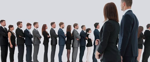 Профиль бизнес-команды в одной строке на белом фоне
 - Фото, изображение