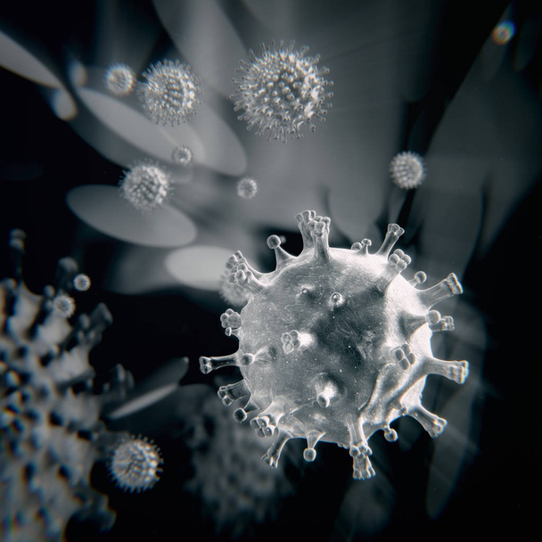 Virus que atacan el sistema inmunitario
 - Foto, imagen