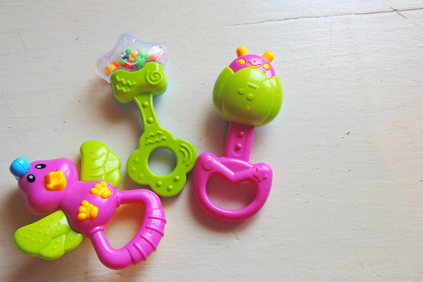 Baby rattle. Toys - Photo, Image