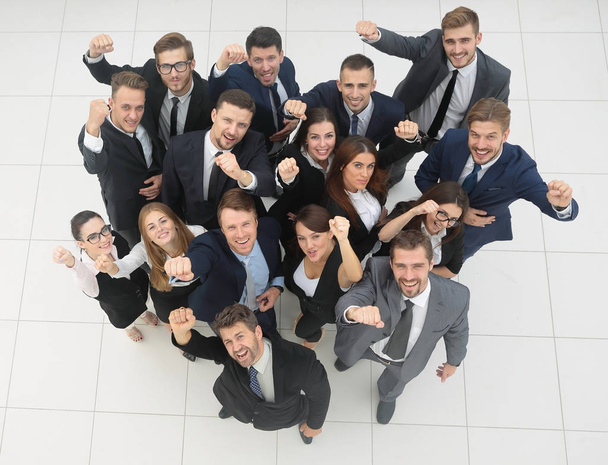 ammatillinen liike-elämän joukkue osoittaa menestystä
 - Valokuva, kuva