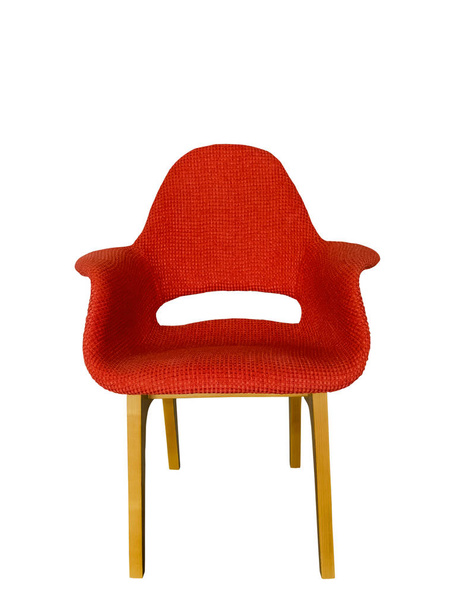 Modern red armchair  - Valokuva, kuva