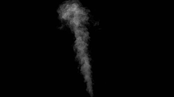 Vapori d'acqua bianchi su sfondo nero
 - Foto, immagini