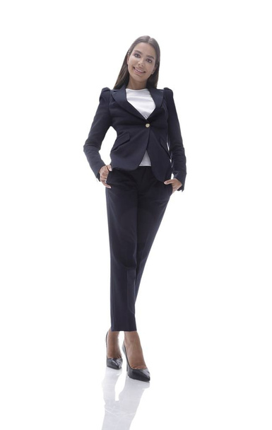 bottom view of confident business woman - Foto, imagen