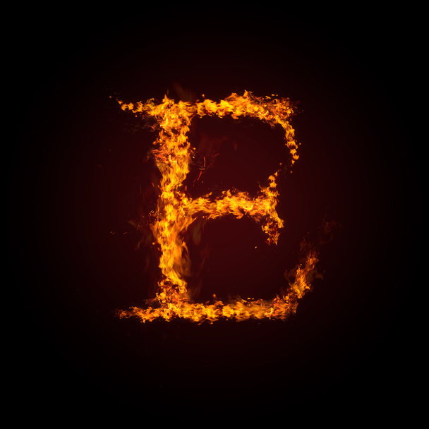 Fire letter - Photo, Image