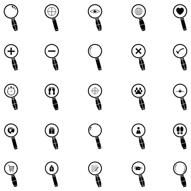 ensemble d'icônes de recherche
 - Vecteur, image