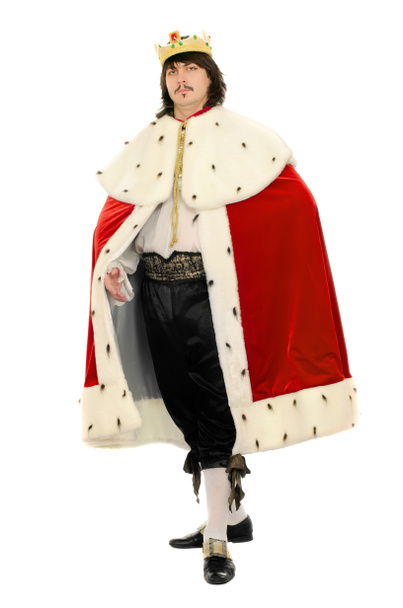 Homme en costume royal. Isolé
 - Photo, image