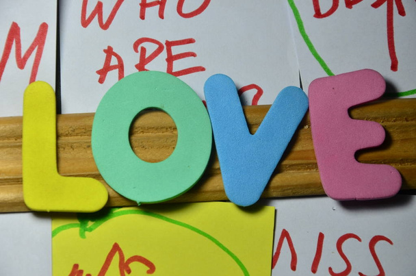 τη λέξη αγάπη την αφηρημένη - Φωτογραφία, εικόνα