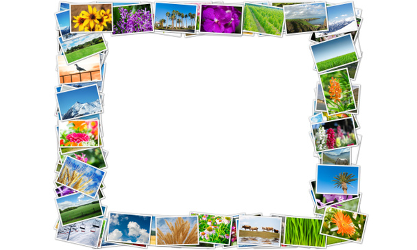 Рамка из различных фотографий природы
 - Фото, изображение