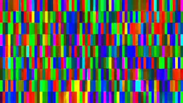 Vysílat blikající Hi-Tech malé bary, více barev, abstraktní, Loopable, 4k - Záběry, video