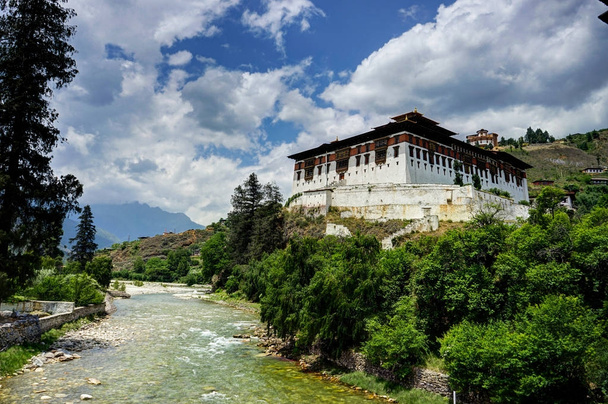 Rinpung Dzong in Bhutan - Foto, Bild