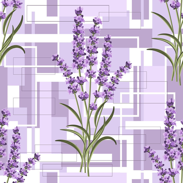 Seamless floral pattern - Wektor, obraz