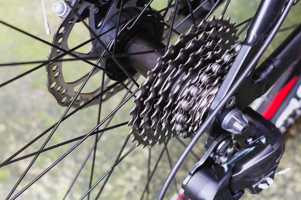 Engrenagem de bicicleta para recurso gráfico
 - Foto, Imagem