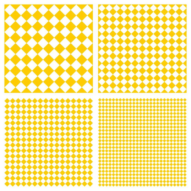 Piastrelle giallo e bianco modello vettoriale impostato
 - Vettoriali, immagini