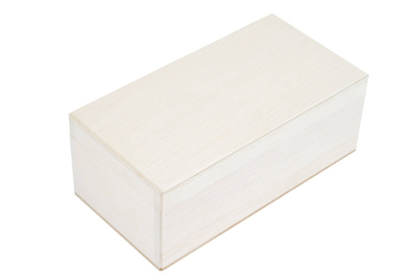 White wooden box - Photo, Image