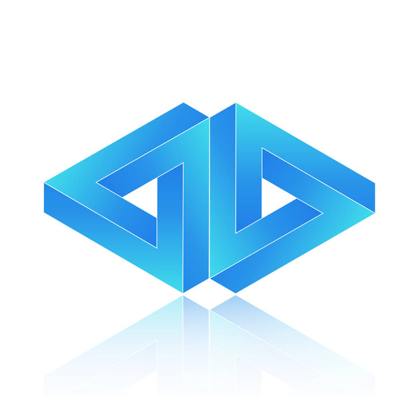 3D Logo Design, ce logo convient à l'entreprise mondiale, les technologies du monde, les médias et les agences de publicité, vecteur isolé
  - Vecteur, image