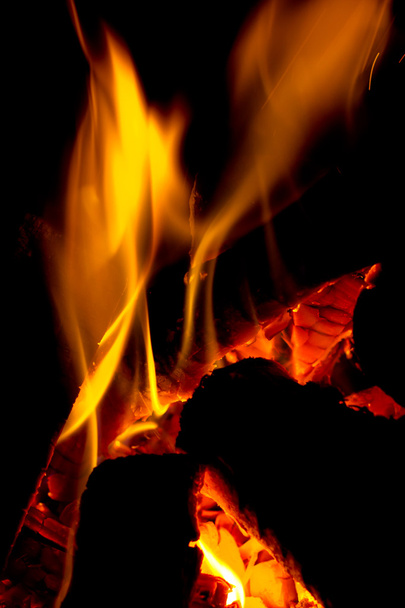 Legno in fiamme
 - Foto, immagini