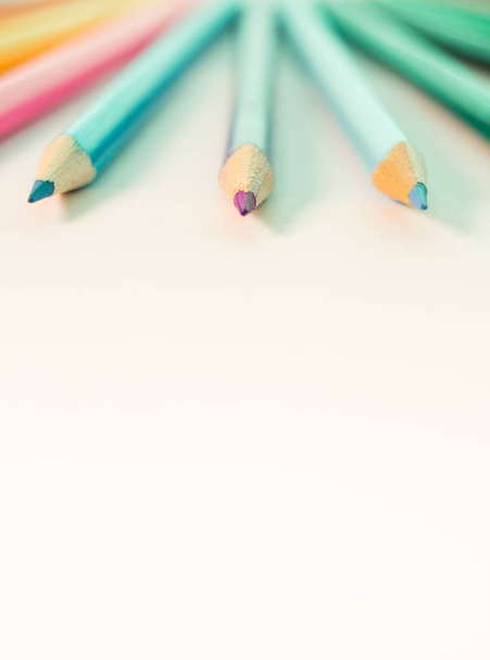 Colored Pencils isolated - Photo, Image