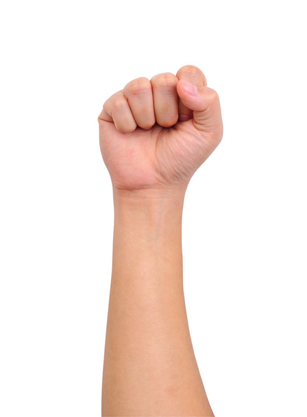 Human strength hand sign - Photo, Image