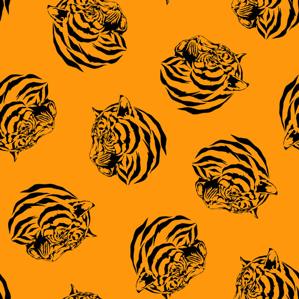Pattern of the tiger - Vecteur, image